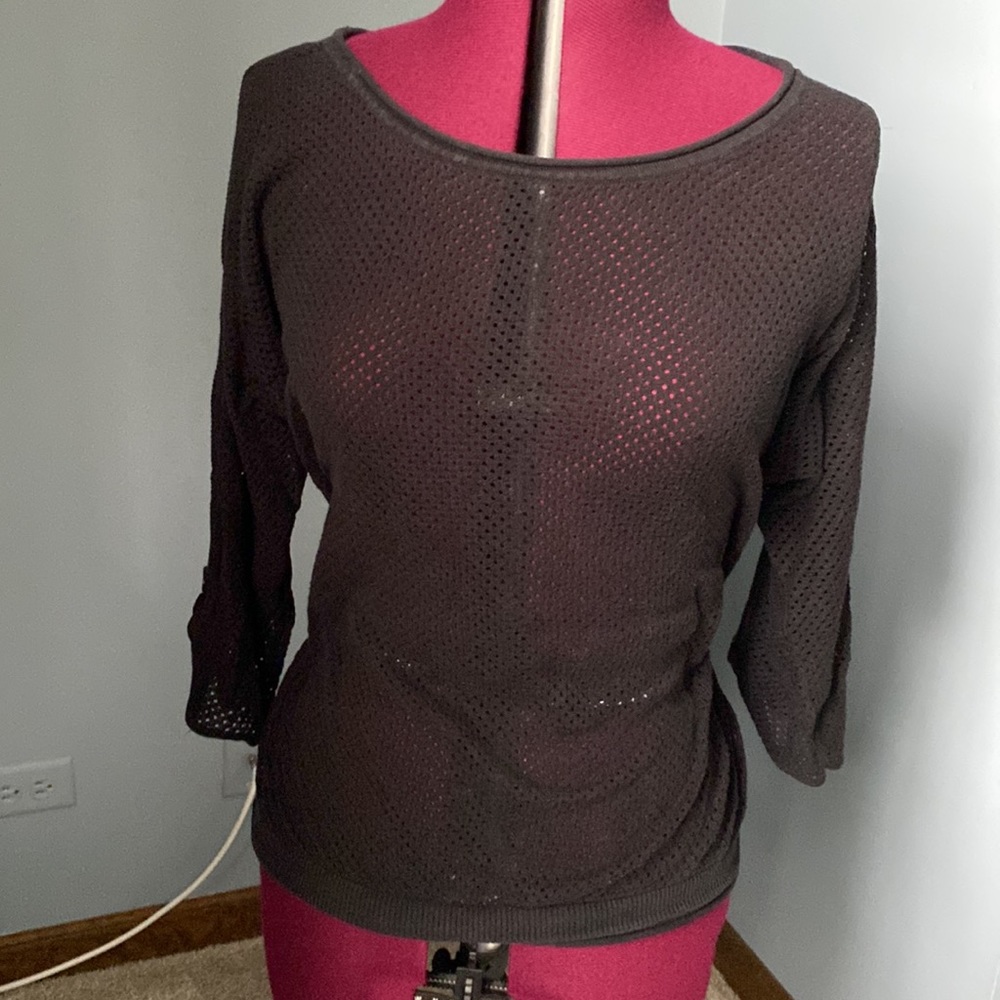 Black Fishnet Top